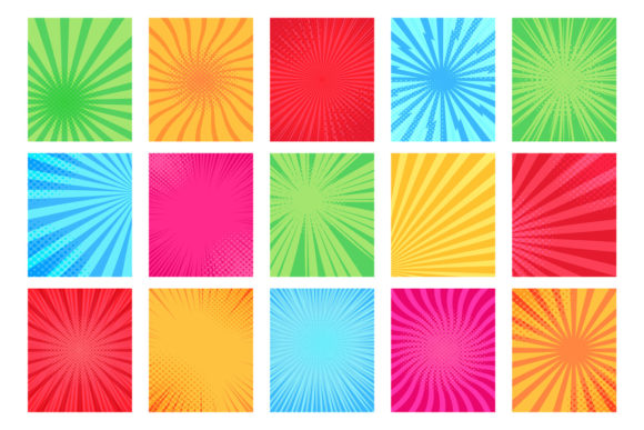 Comic Book Background: Capturing 80s & 90s Graphic Energy