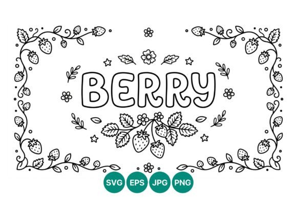 Designing with Nature: The Allure of Berry Vine Line Art