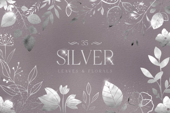 Elevate Your Visuals: The Allure of Silver Foil Leaves and Florals