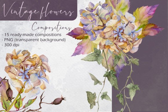 Embrace Withered Beauty: Vintage Flower Compositions and Bouquets