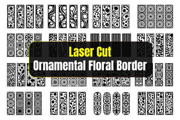 Laser Cut Ornamental Floral Border: Infusing Timeless Elegance into Your Designs