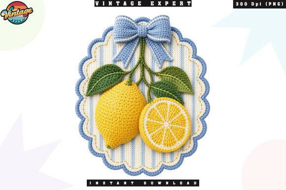 Lemon Floral Cottagecore Crochet PNG: A Designer's Guide