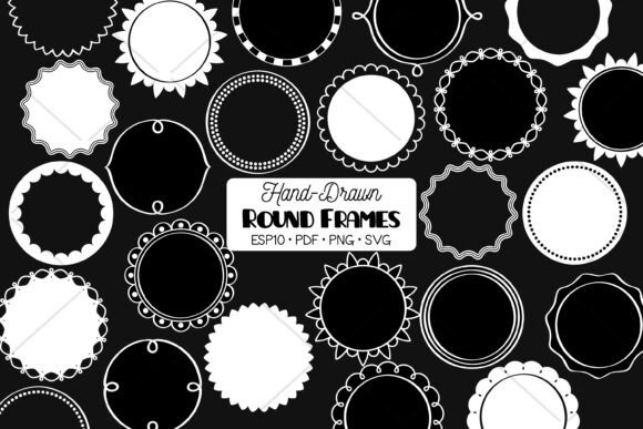 Round Frames White | Circle Border Decor: A Designer's Toolkit