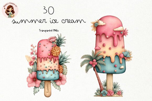 Summer Ice Cream PNG Clipart Set: A Designer's Guide