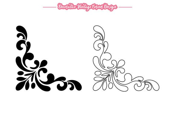 Timeless Elegance: Using the Vintage Floral Corner Border