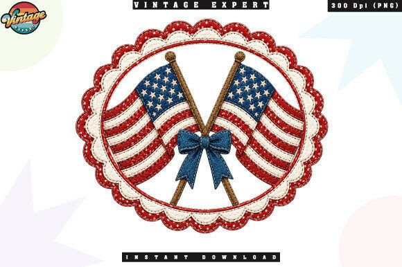 Unlock Patriotic Branding with this Flag Badge PNG